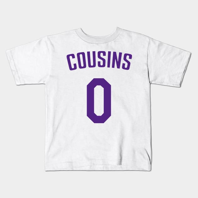 DeMarcus Cousins Kids T-Shirt by telutiga